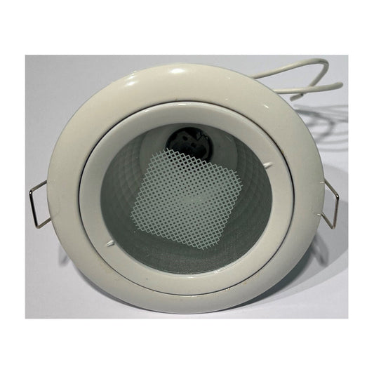 Downlight G6.35 Ø108mm IP44 Hvid