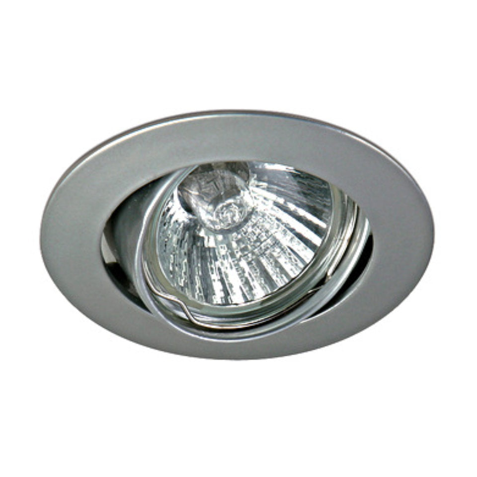One Light Downlight GU10 50W Ø85mm. Vipbar Børstet Chrom
