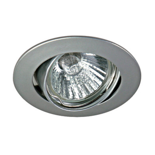 One Light Downlight GU10 50W Ø85mm. Vipbar Børstet Chrom