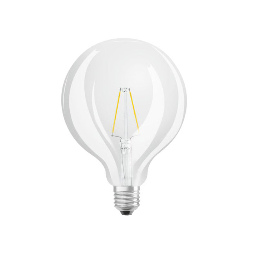 Osram LED Globepære 2,5W(25W) 827 250lm Klar Ø125 E27