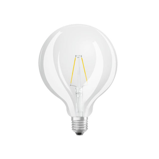 Osram LED Globepære 2,5W(25W) 827 250lm Klar Ø125 E27