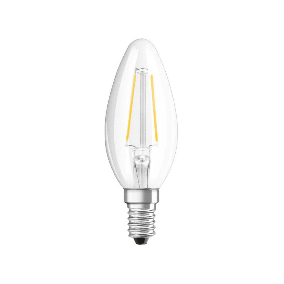 Osram LED Kertepære 1,4W(15W) 827 136lm Klar E14