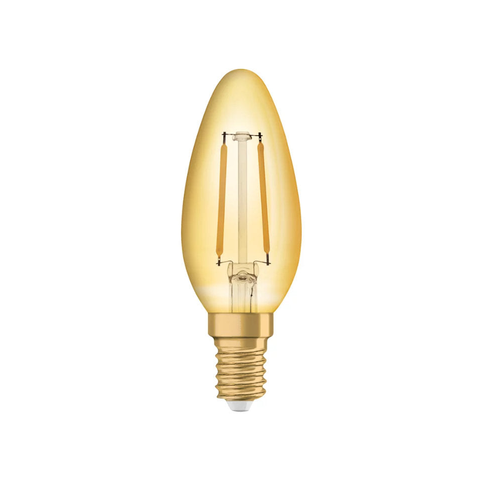 Osram LED Kertepære 1,5W(12W) 824 120lm Gold E14