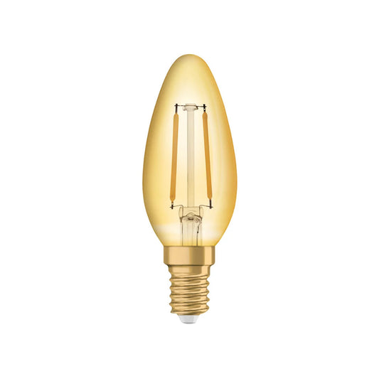 Osram LED Kertepære 1,5W(12W) 824 120lm Gold E14