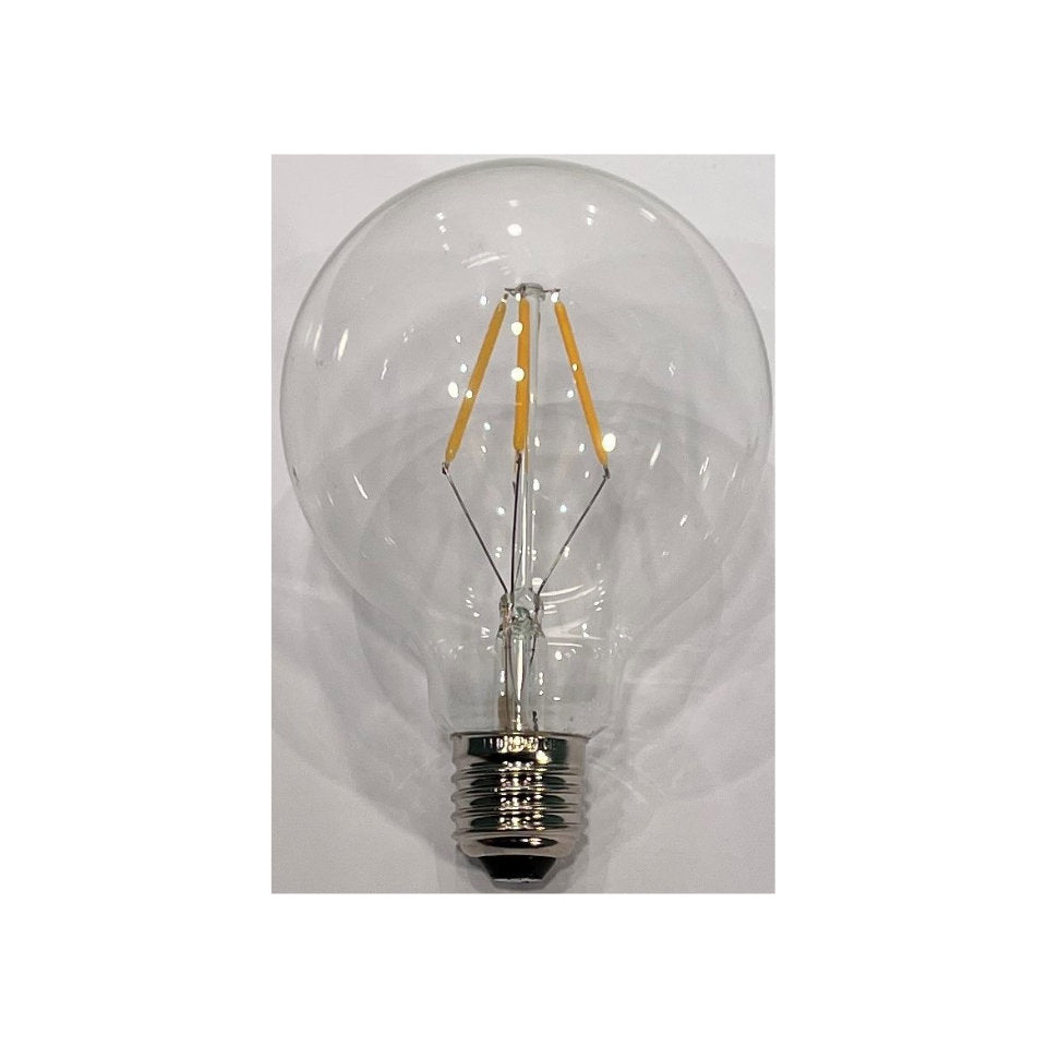 LED Globepære 4W(40W) 827 Dim Klar E27 Ø95