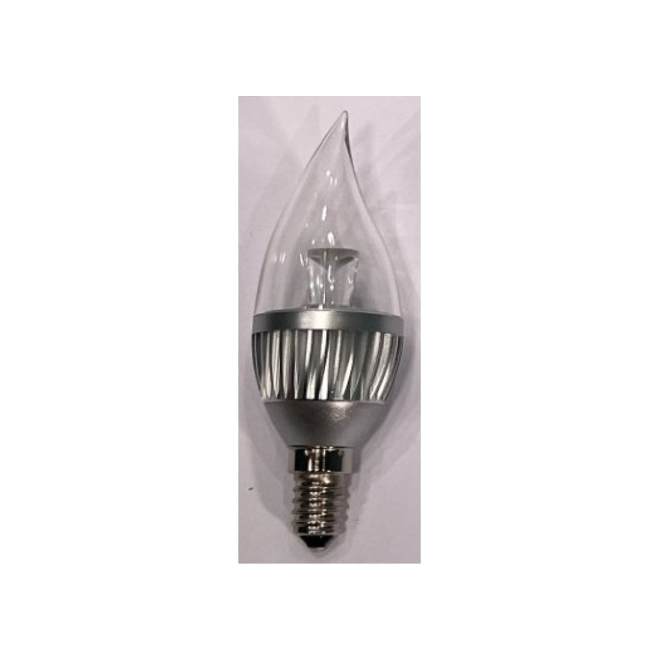 HeSaLight LED Kertepære 4W 830 180lm Klar Vindstød E14