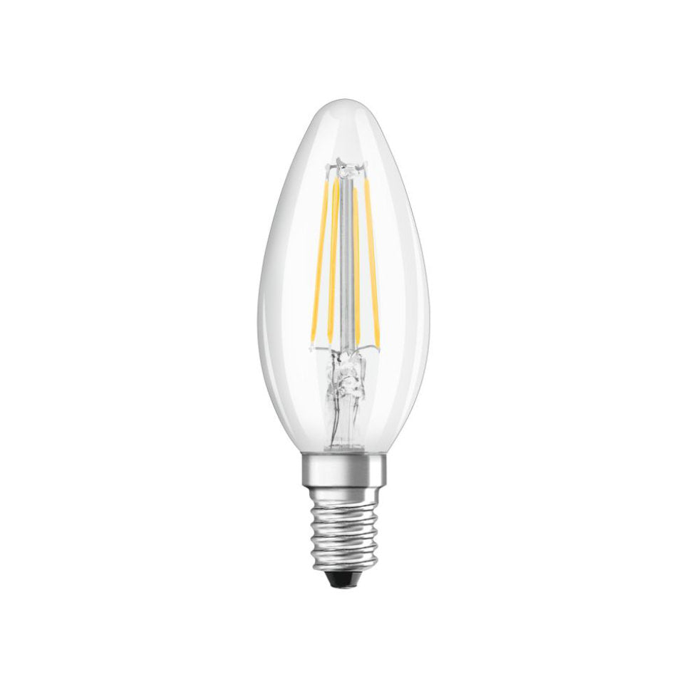 Ledvance LED Kertepære 4W(40W) 840 470lm Klar E14