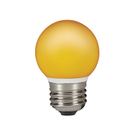 Sylvania LED Kronepære 0,5W Orange Mat E27
