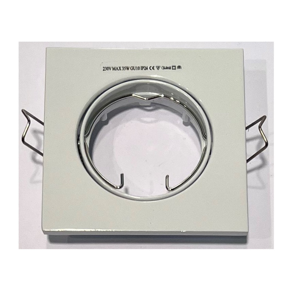 Daxtor Downlight GU10 Ø50mm Kipbar 230V Hvid