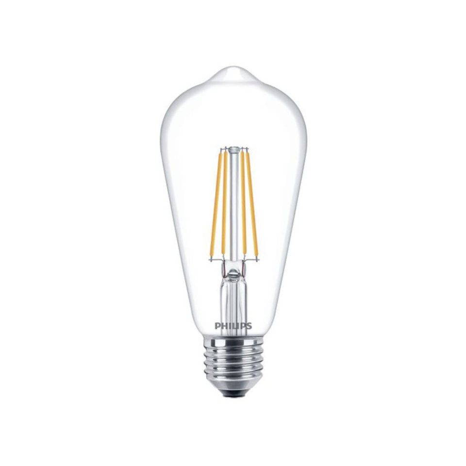 Philips LED ST64 7W(60W) 827 806lm. Klar E27