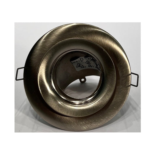 Tecnoluce Downlight MR16 GU5.3 Ø50mm 12V Børstet Stål