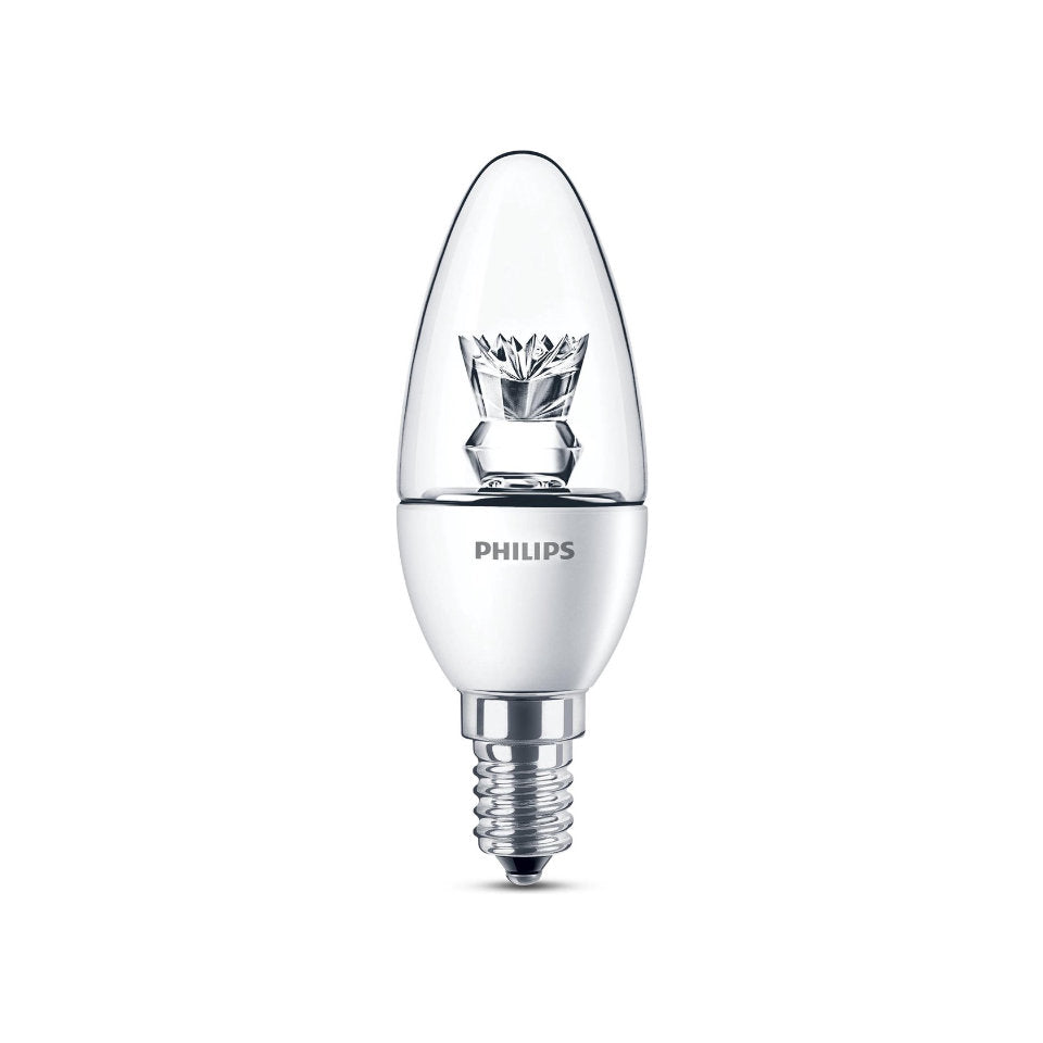 Philips LED Kertepære 4W(25W) 827 250lm Klar E14