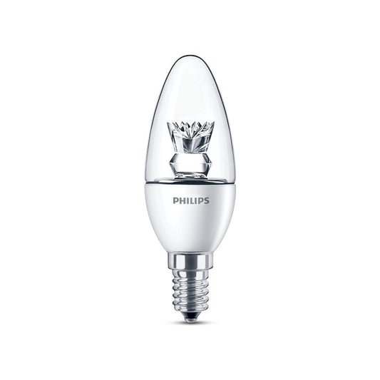 Philips LED Kertepære 4W(25W) 827 250lm Klar E14