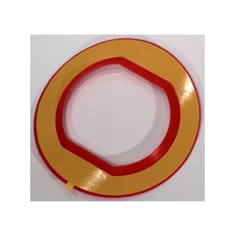 Daxtor Downlight Pakningsring Easy2Light Ø75mm GU10/MR16 Rød