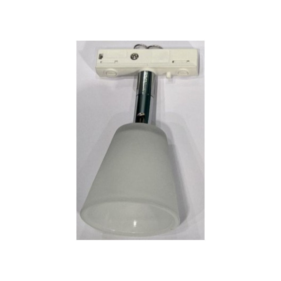 Lareno Skinnespot Lavvolt MR11/GU4 12V Glas Hvid