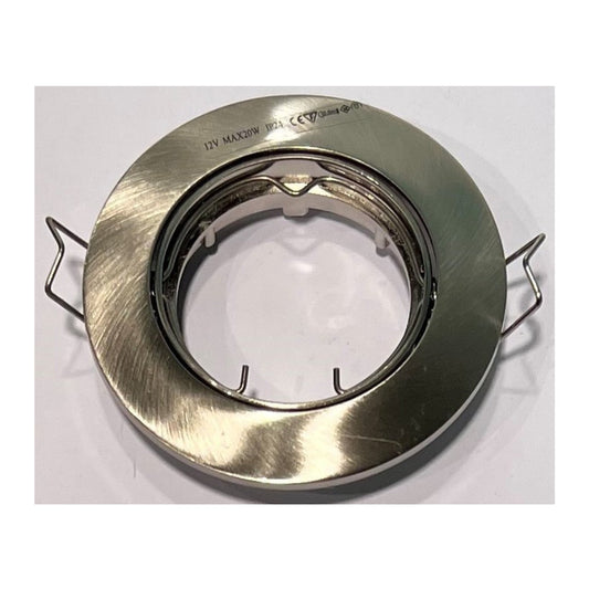 Daxtor Downlight MR16 GU5.3 Ø50mm 12V Kipbar Børstet Stål