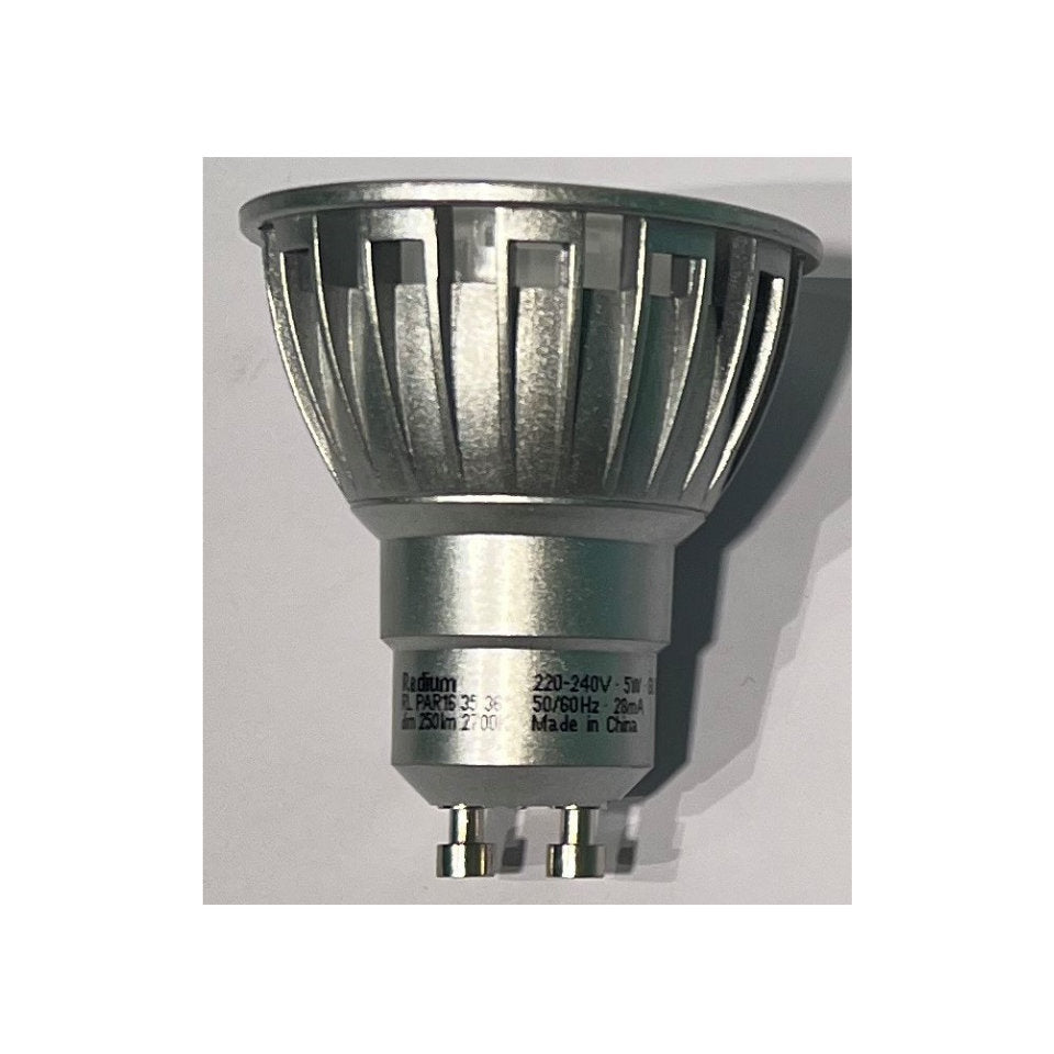 Radium LED GU10 5W(35W) 827 250lm Dim 36° Grå