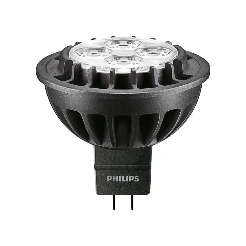 Philips LED MR16 7W(35W) 830 440lm Dim 24° Sort