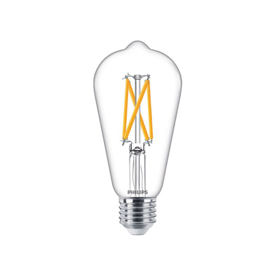 Philips LED ST64 7W(60W) 922-927 806lm DimTone Klar E27