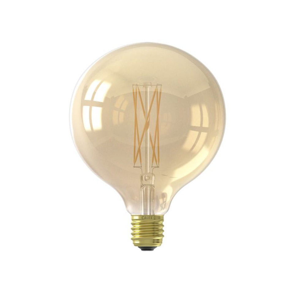 Calex LED Globepære 4W 821 320lm Dim Gold Ø125 E27
