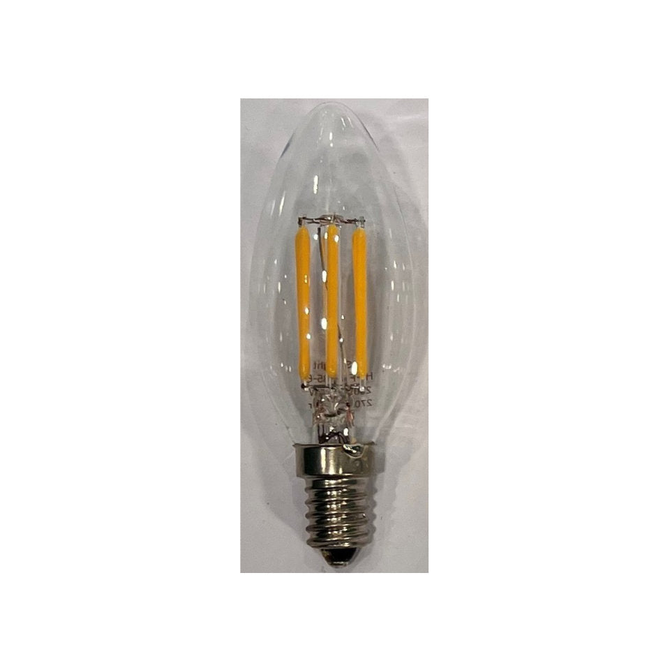 HeSaLight LED Kertepære 5W 827 Klar E14