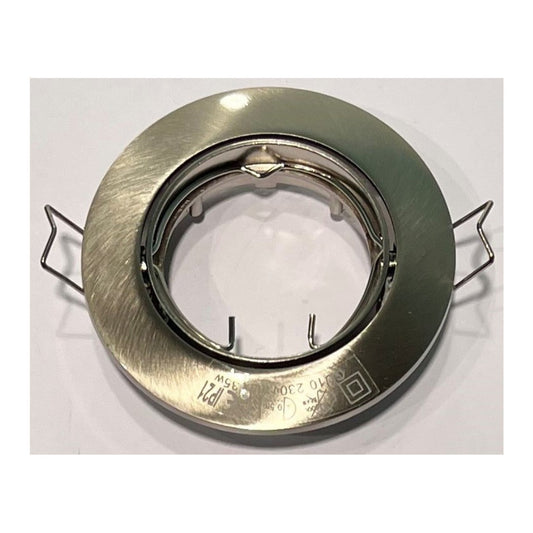 Daxtor Downlight GU10 Ø50mm 230V Børstet Stål