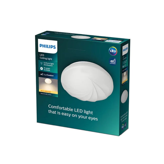 Philips LED Loftlampe 10W 827 1000lm 25cm. Hvid