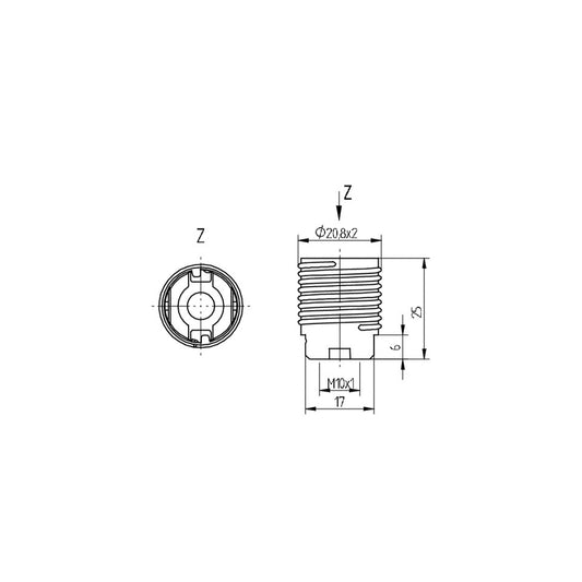 BJB Fatningskappe G9 M10