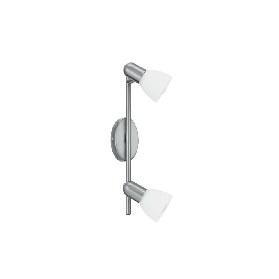 EGLO Loftlampe E14 36cm. Stål/Opal