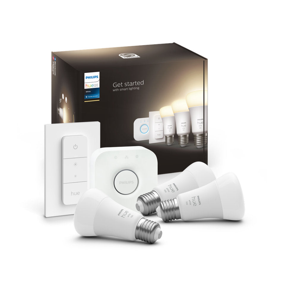 Philips Hue White Startsæt 3x E27-Pærer