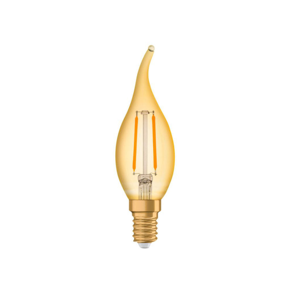 Osram LED Kertepære 2,5W(22W) 824 220lm Gold Vind E14