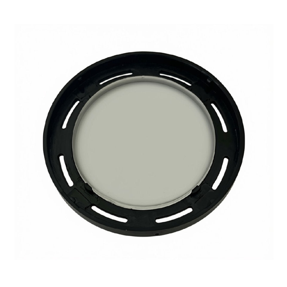 Afdækningsring til Downlight Ø66mm m/glas Sort