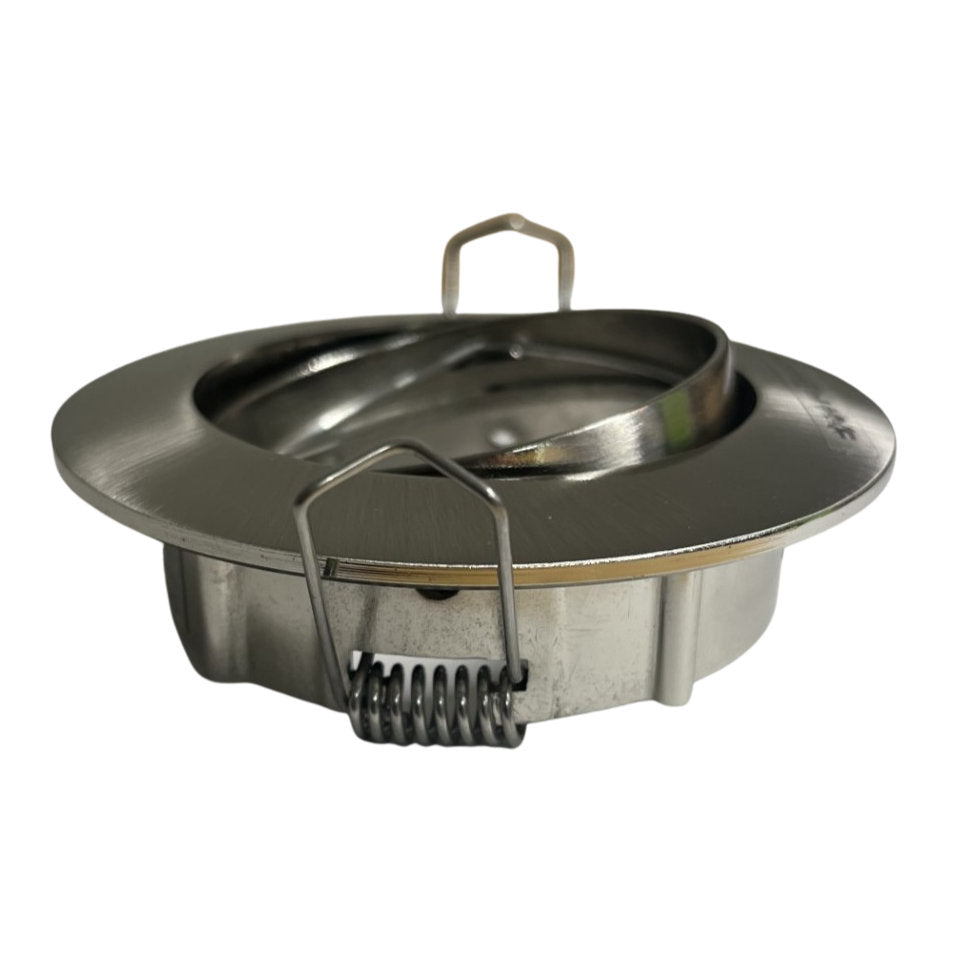 Daxtor Downlight MR16 GU5.3 Ø85mm 12V Kipbar Børstet Stål
