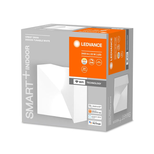 Ledvance Smart+ LED Væglampe Swan 23W 830-865 TW WiFi Hvid