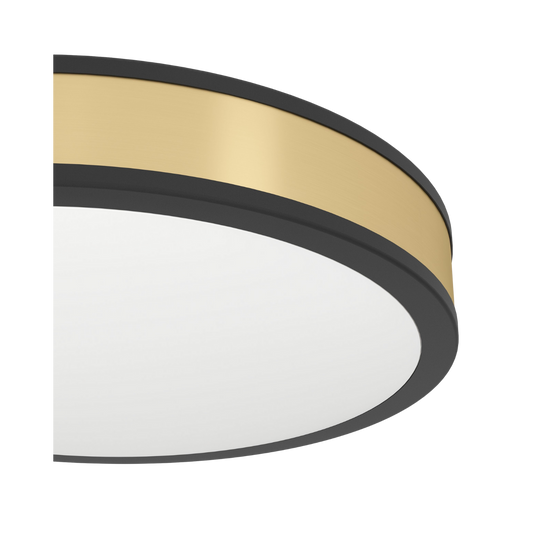 EGLO LED Loftlampe 19,5W 830 2300lm Ø38cm Sort/Guld