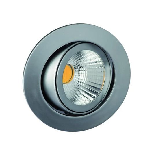 Rutec LED Downlight 8W 827 900lm Dim Mat/Chrom