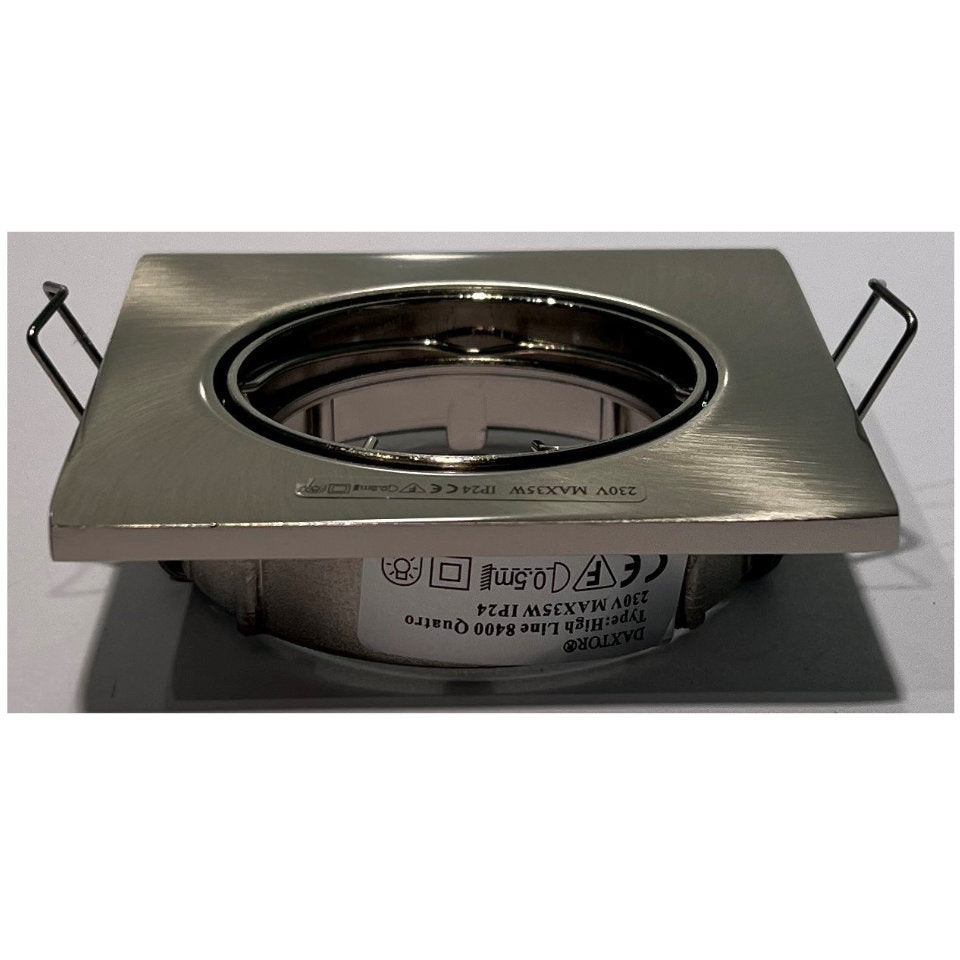 Daxtor Downlight GU10 Ø50mm 230V Børstet Stål