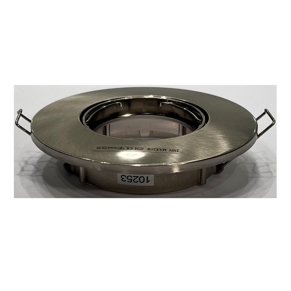 Daxtor Downlight GU10 Ø50mm 230V Børstet Stål