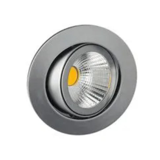 Rutec LED Downlight 8W 830 941lm Dim Børstet Stål