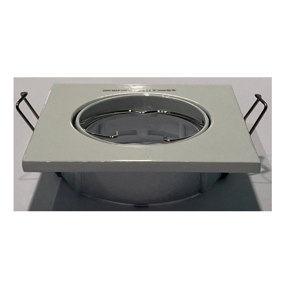 Daxtor Downlight GU10 Ø50mm Kipbar 230V Hvid