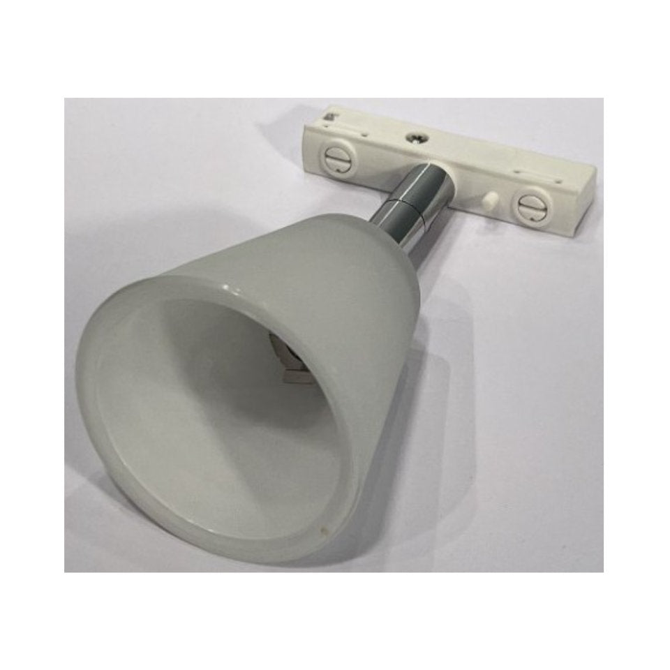 Lareno Skinnespot Lavvolt MR11/GU4 12V Glas Hvid