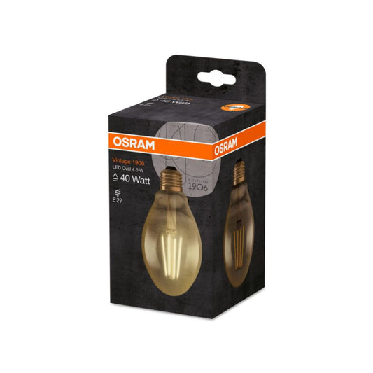 Osram LED Standardpære 4W(40W) 824 470lm Gold Oval E27