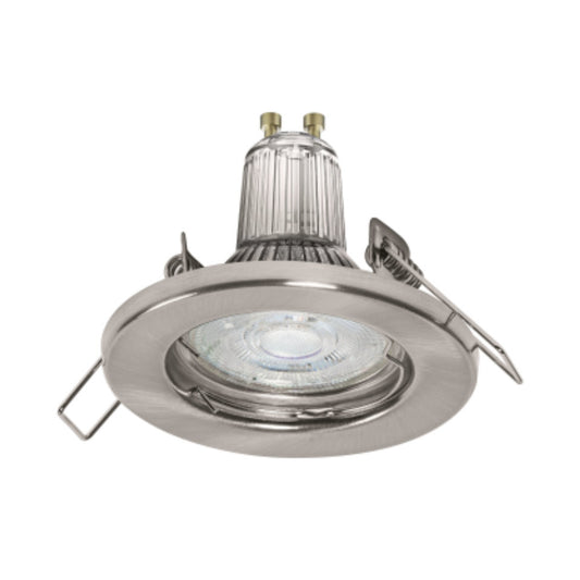 Ledvance Downlight GU10 80mm Børstet Stål 5-Pak