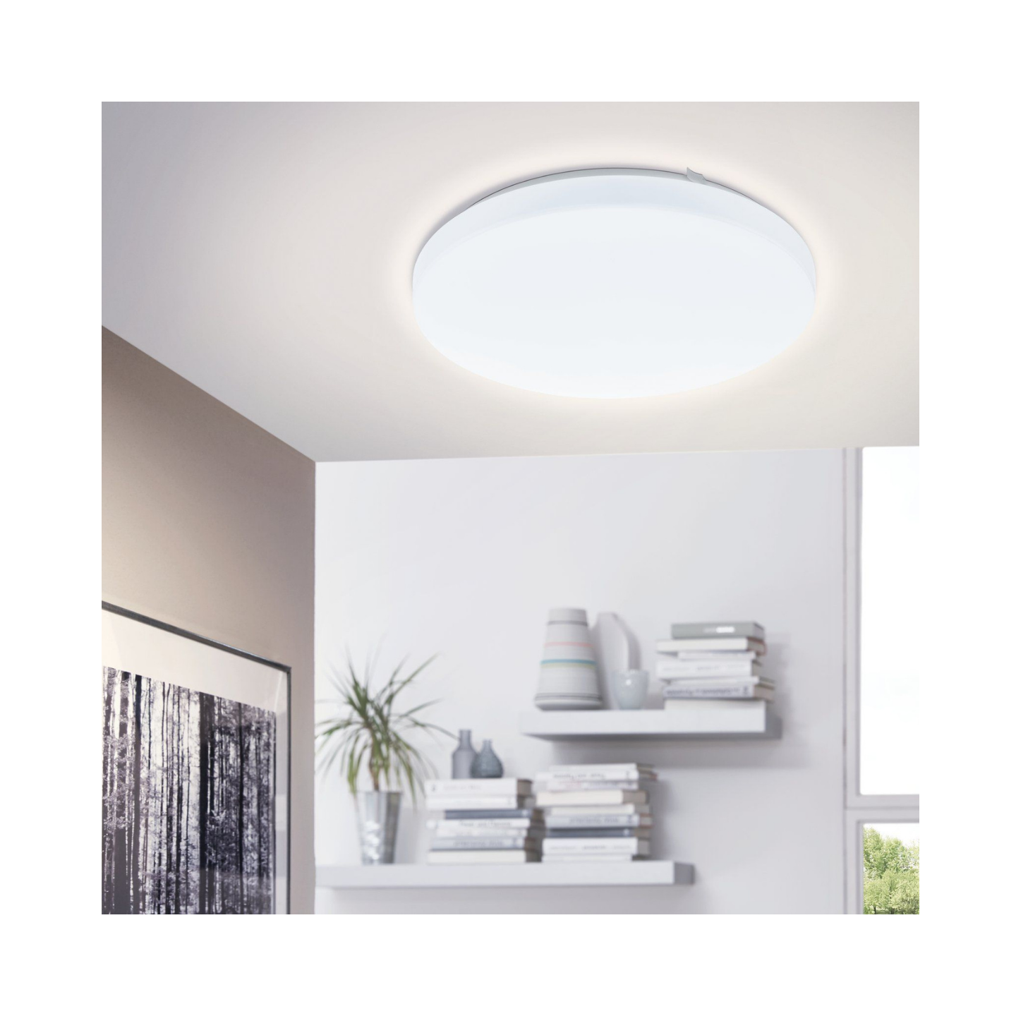 EGLO LED Loftlampe 14,6W 830 1600lm Ø33cm Hvid