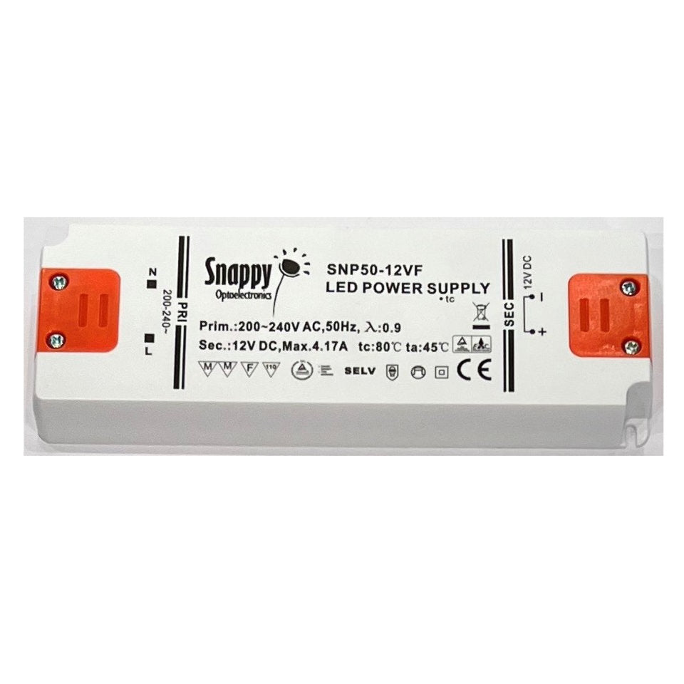 Snappy LED Driver 0-50W 12VDC
