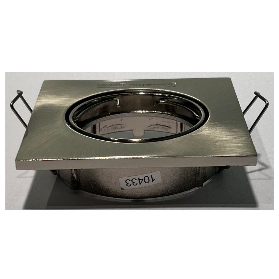 Daxtor Downlight GU10 Ø50mm 230V Børstet Stål