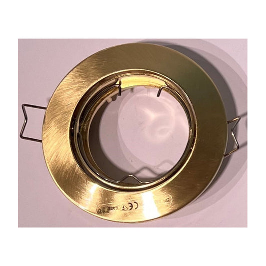 Daxtor Downlight GU10 Ø50mm 230V Børstet Guld