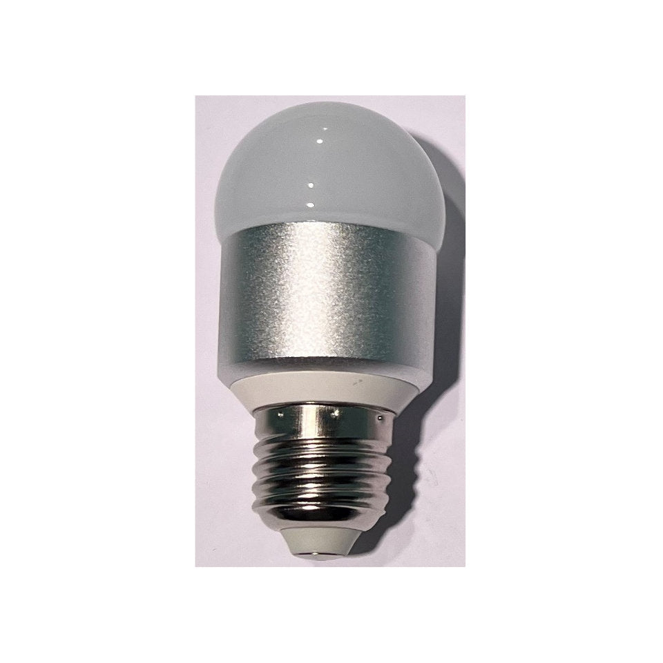 LED Kronepære 3W 828 Mat Sølv E27