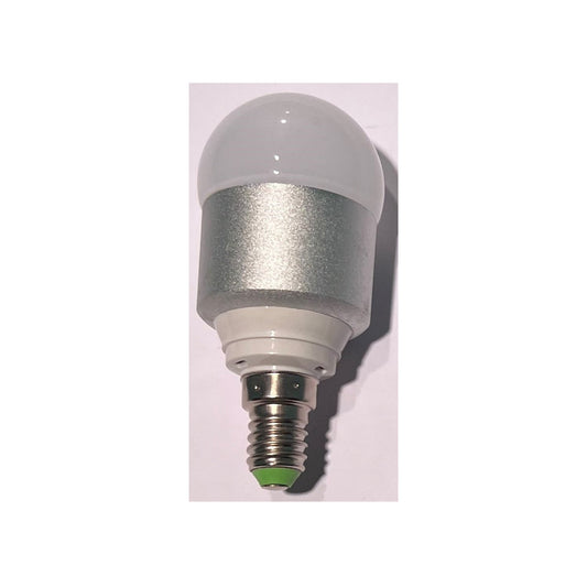 LED Kronepære 3,5W 828 Mat Sølv E14