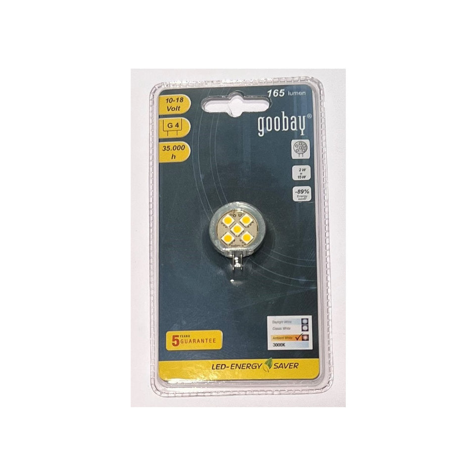 Goobay LED G4 2W 830 165lm Flad 12V